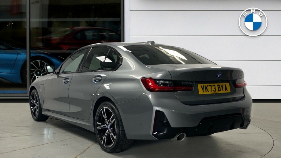BMW 3 Series 330E M Sport Saloon YK73BYA Grey #2