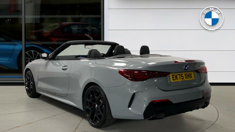 BMW 4 Series M440i Xdrive Convertible Grey #2