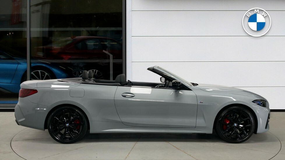 BMW 4 Series M440i Xdrive Convertible Grey #3
