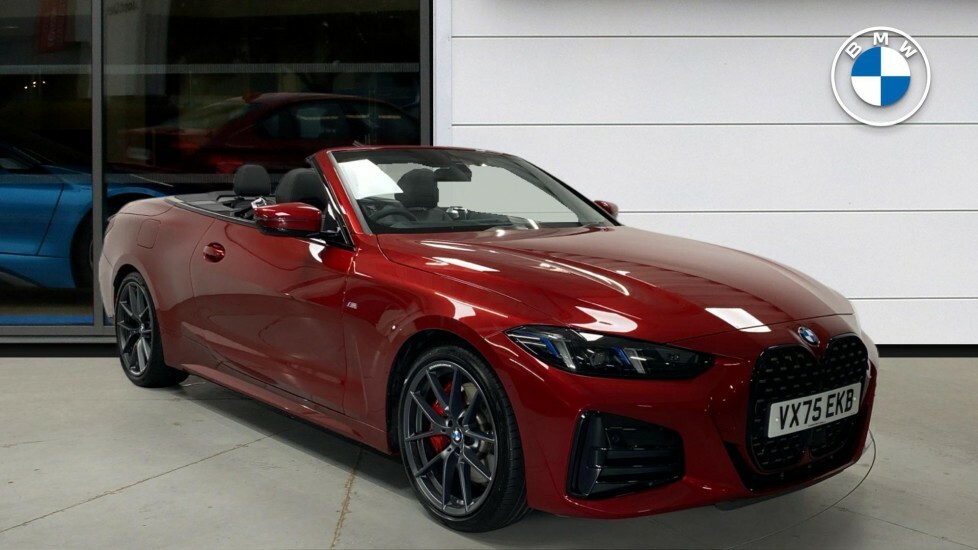BMW 4 Series 420I M Sport Convertible Red