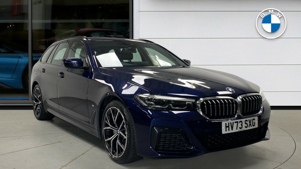 BMW 5 Series 520D M Sport Touring Blue