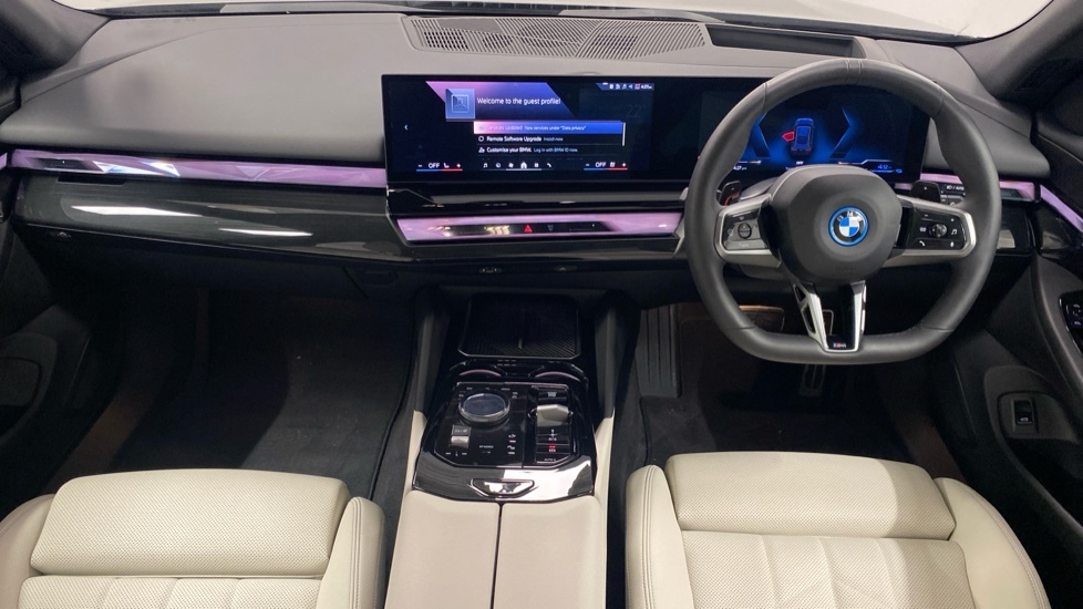 BMW 5 Series 530E M Sport Touring YA25XMD Black #4
