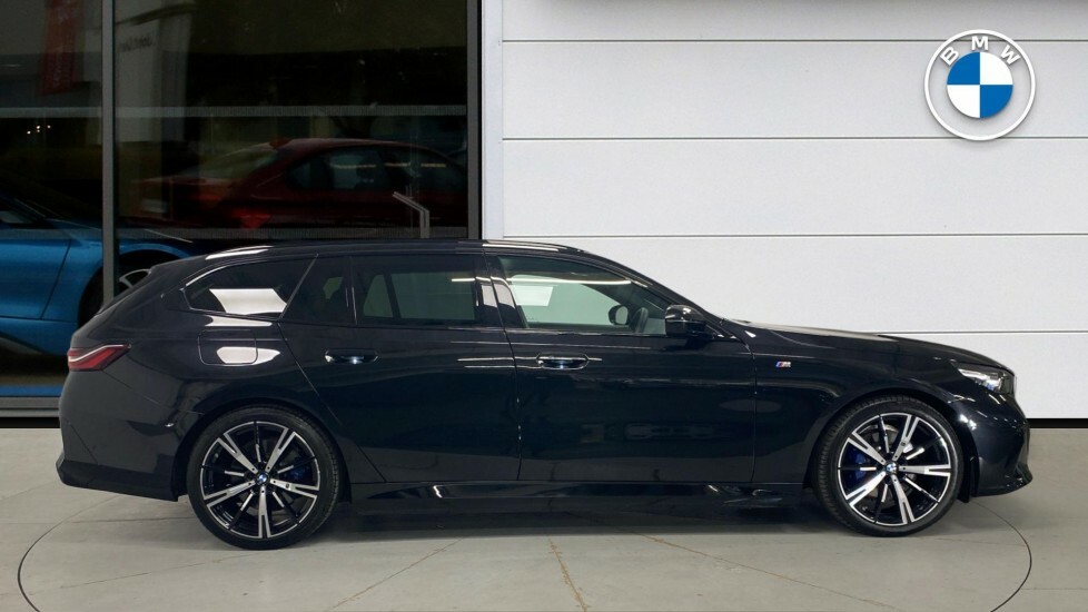 BMW 5 Series 530E M Sport Touring YA25XMD Black #3