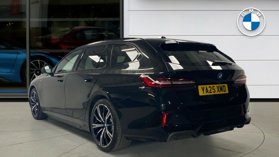 BMW 5 Series 530E M Sport Touring YA25XMD Black #2