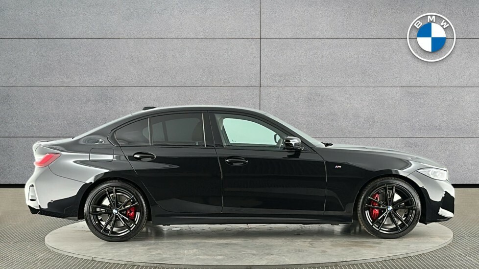 BMW 3 Series 320I M Sport Saloon WX24VUW Black #3