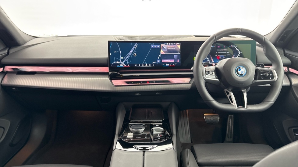BMW 5 Series 530E M Sport Touring YH75WXW Black #4