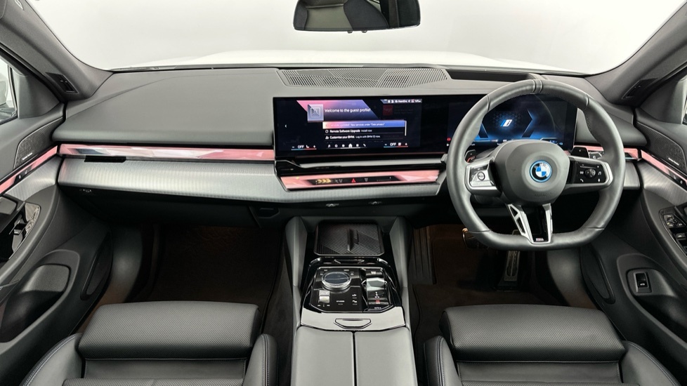 BMW 5 Series 530E M Sport Pro Touring YE75WFZ White #4