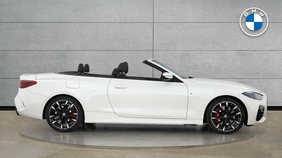 BMW 4 Series 420I M Sport Convertible YK25RLB White #3