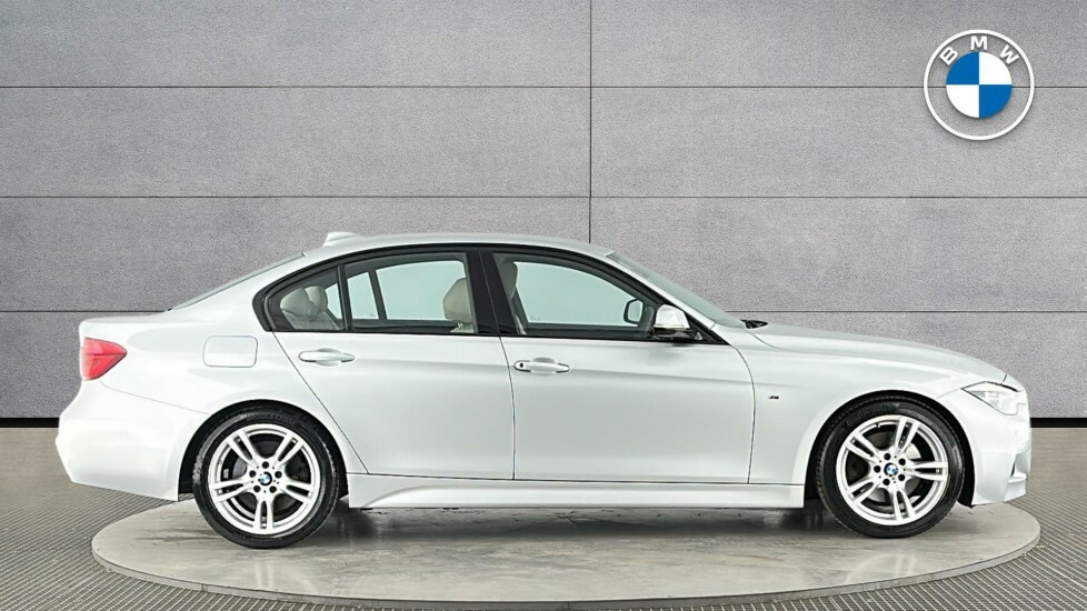 BMW 3 Series 330D M Sport Saloon Silver #3