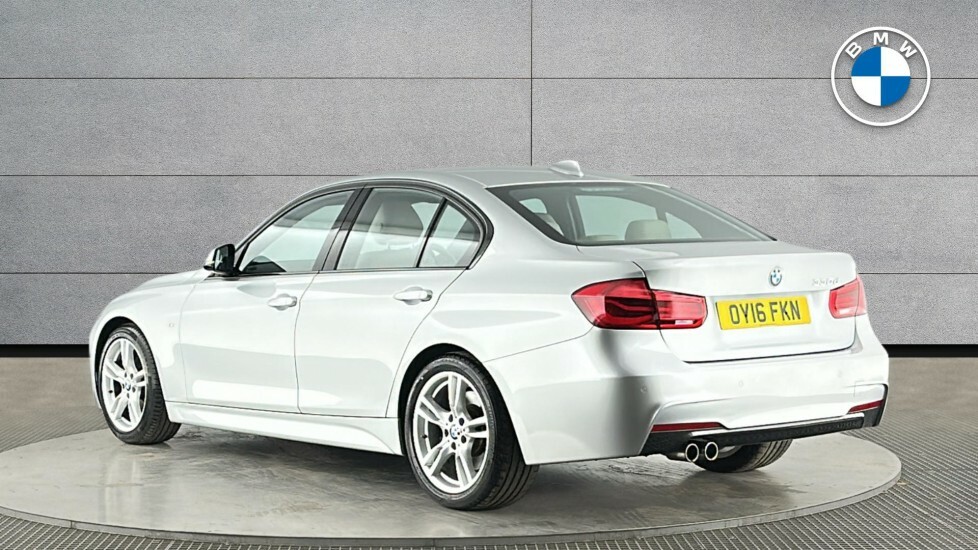 BMW 3 Series 330D M Sport Saloon Silver #2