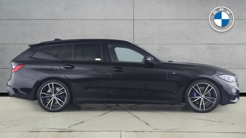BMW 3 Series 320D M Sport Touring YJ21NGK Black #3