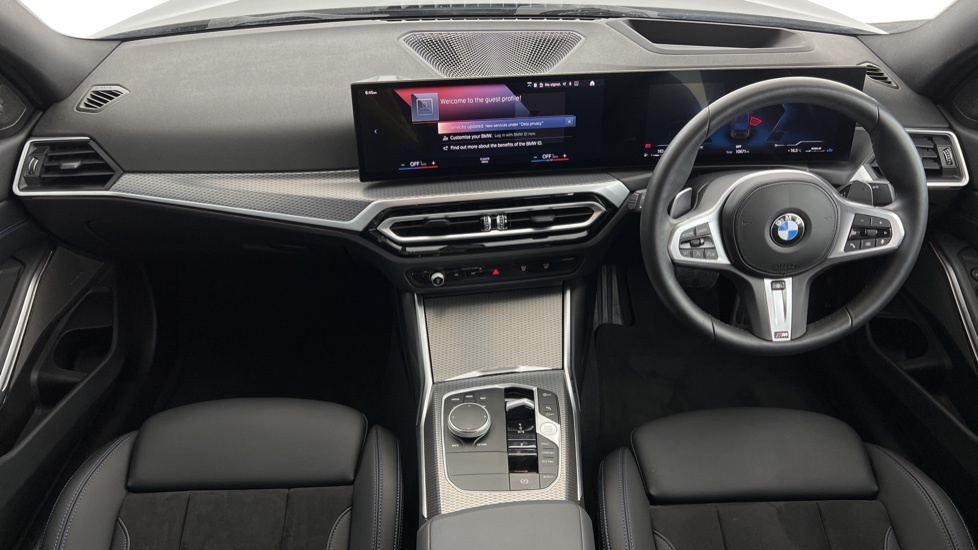 BMW 3 Series 320I M Sport Saloon YB72PXC Black #4