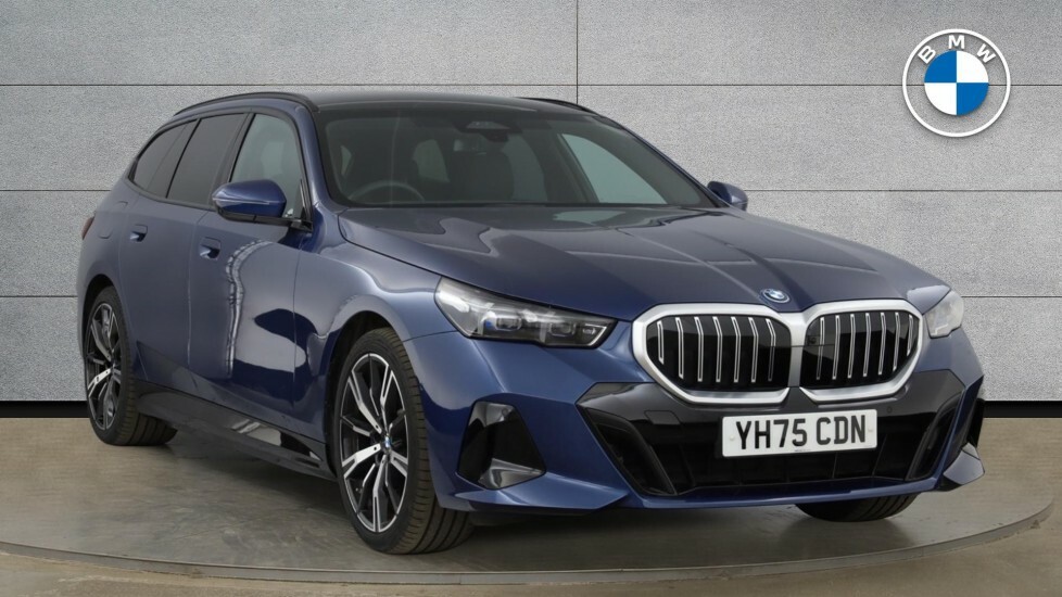 BMW 5 Series 530E M Sport Touring Blue