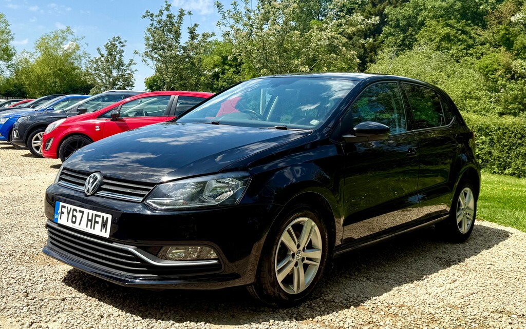 Volkswagen Polo 1.2 Tsi Match Edition Hatchback FY67HFM Black #2