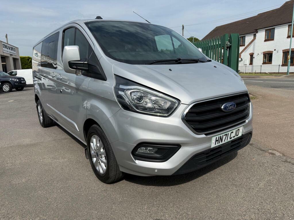 Ford Transit Custom 2.0 320 Ecoblue Limited Crew Van L2 H1 Euro 6 Ss HN71CJO Silver #5
