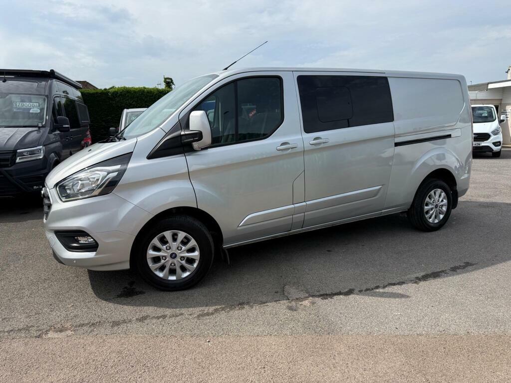 Ford Transit Custom 2.0 320 Ecoblue Limited Crew Van L2 H1 Euro 6 Ss Silver