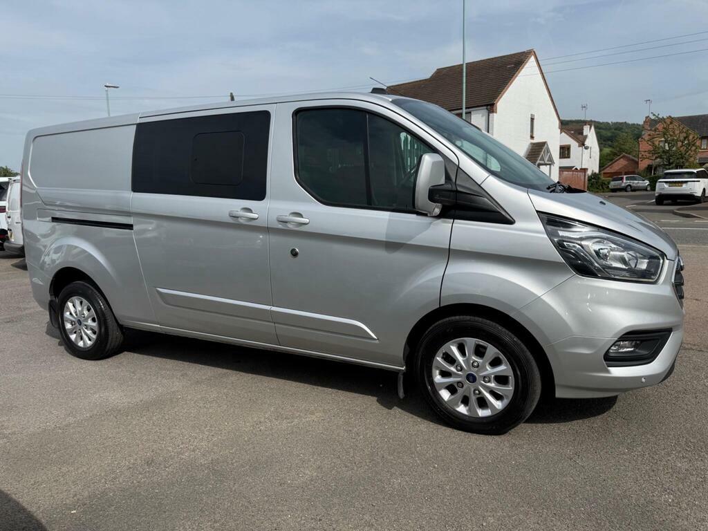Ford Transit Custom 2.0 320 Ecoblue Limited Crew Van L2 H1 Euro 6 Ss HN71CJO Silver #3
