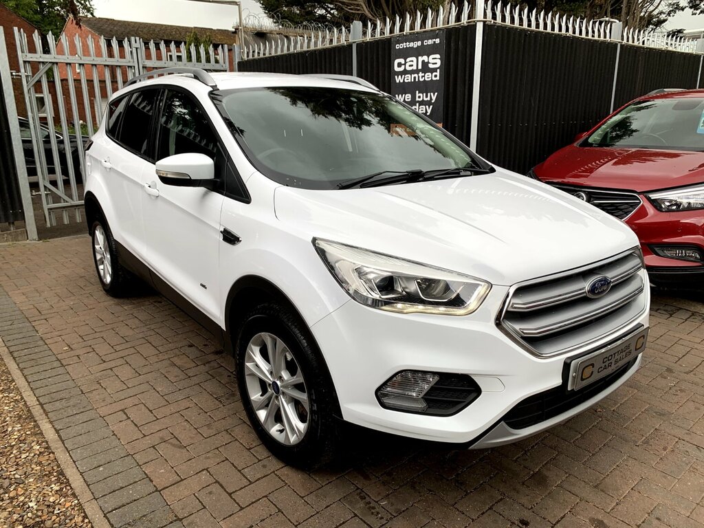 Ford Kuga 1.5T Ecoboost Titanium Suv Awd Eur EY68UKP White #2