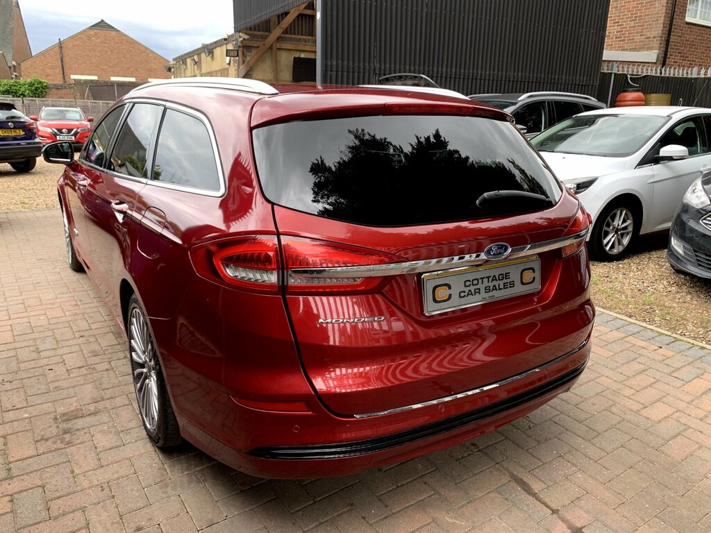 Ford Mondeo 2.0 Tivct Titanium Edition Estate Hybri EN19EFU Red #6
