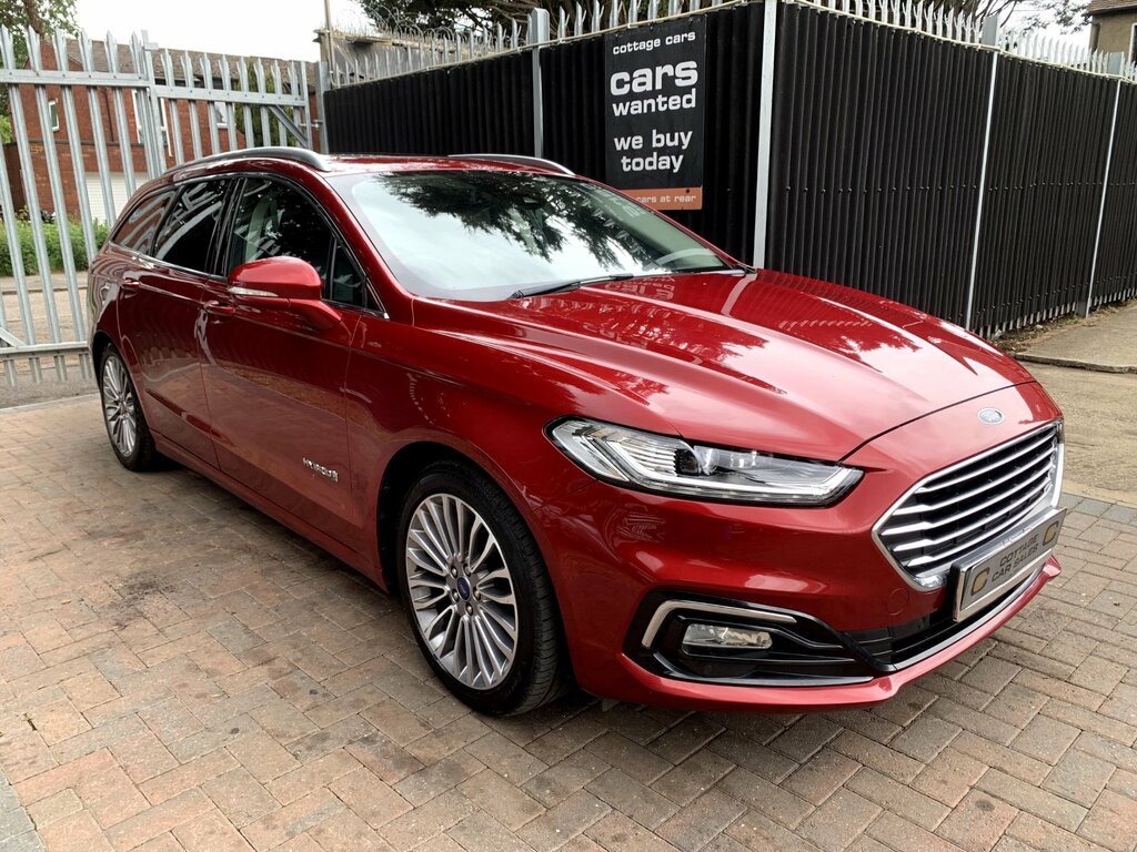 Ford Mondeo 2.0 Tivct Titanium Edition Estate Hybri EN19EFU Red #3