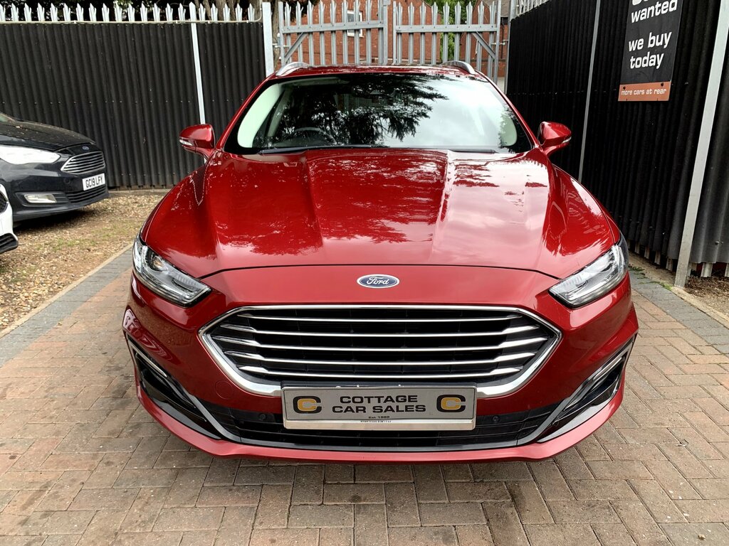 Ford Mondeo 2.0 Tivct Titanium Edition Estate Hybri EN19EFU Red #4