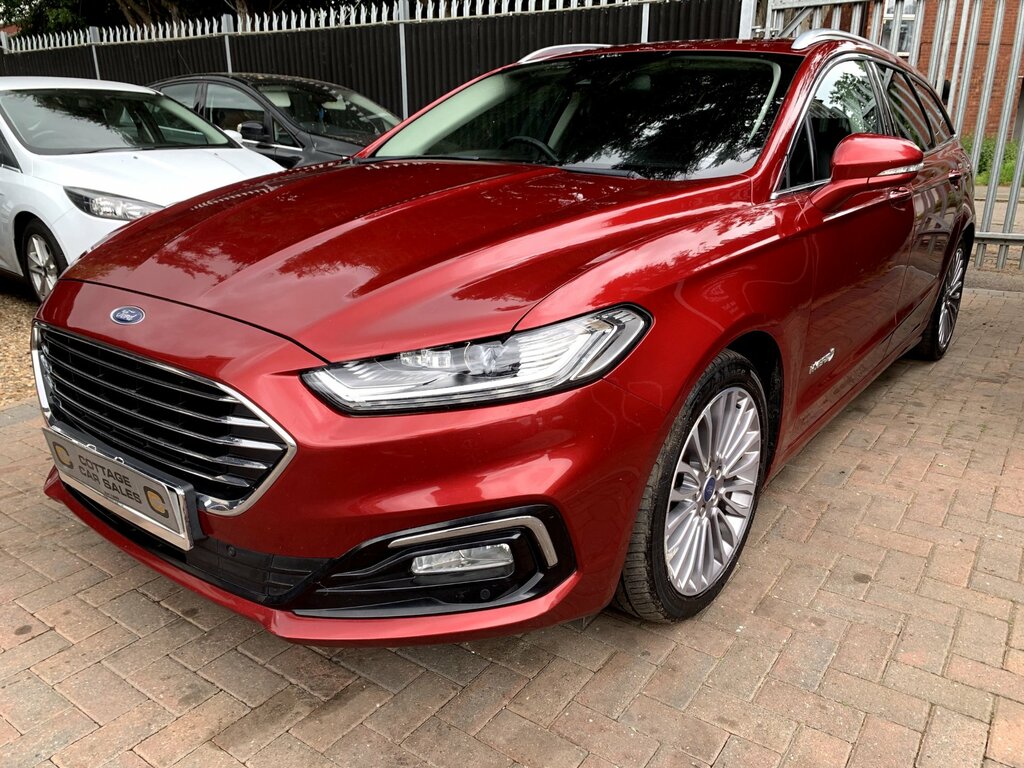 Ford Mondeo 2.0 Tivct Titanium Edition Estate Hybri EN19EFU Red #5