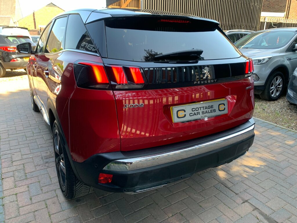 Peugeot 3008 1.2 Puretech Gt Line Suv Euro 6 GM67KTJ Red #6