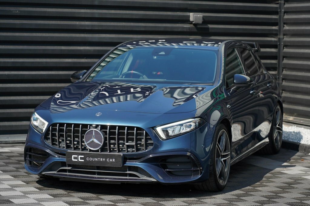 Mercedes-Benz A Class 2.0 A45 Amg S 8G-dct 4Matic Euro 6 Ss KP20NKA Blue #3