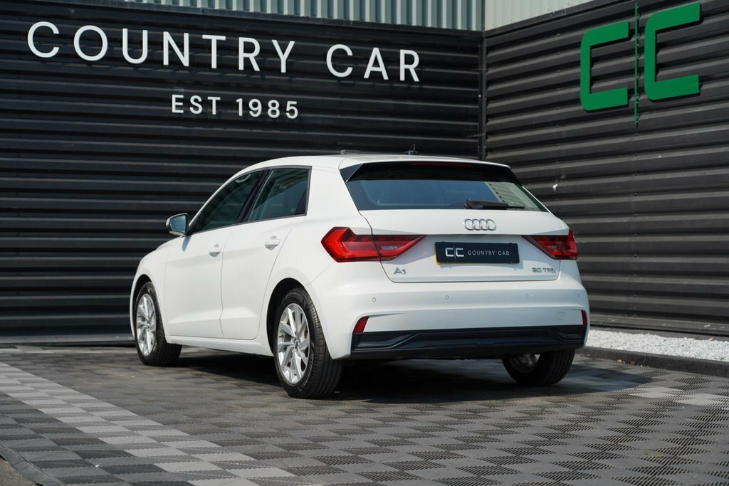 Audi A1 1.0 Tfsi 30 Sport Sportback S Tronic Euro 6 Ss BD70NKT White #4