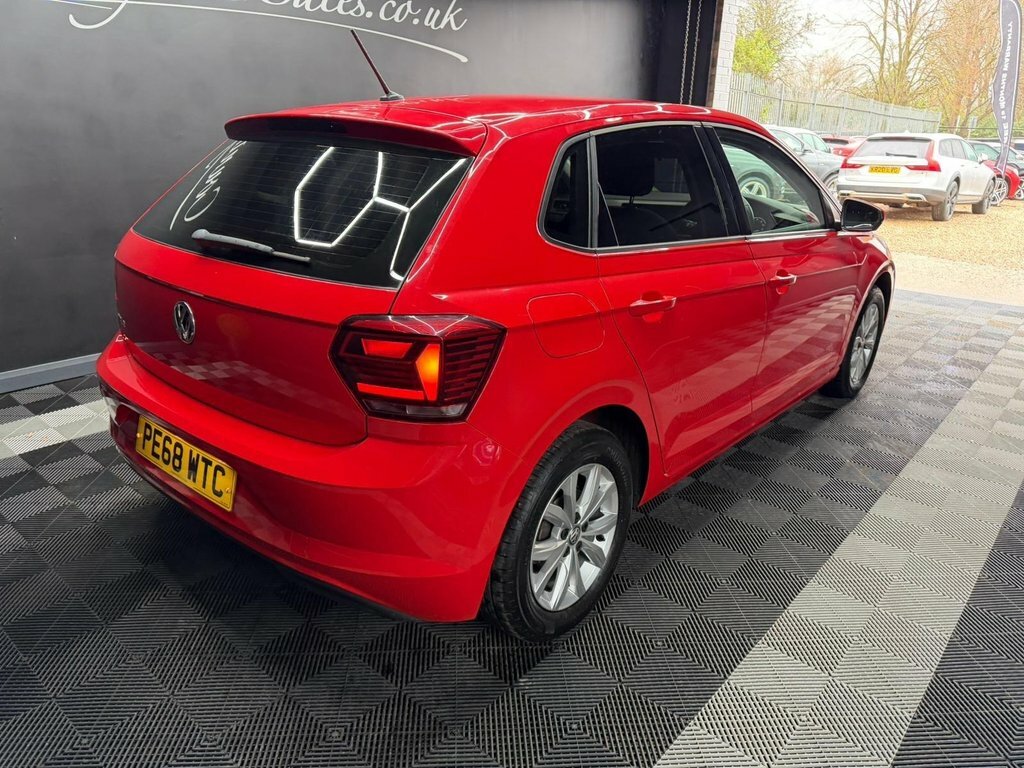 Volkswagen Polo 1.0 Tsi Se Euro 6 Ss PE68WTC Red #4
