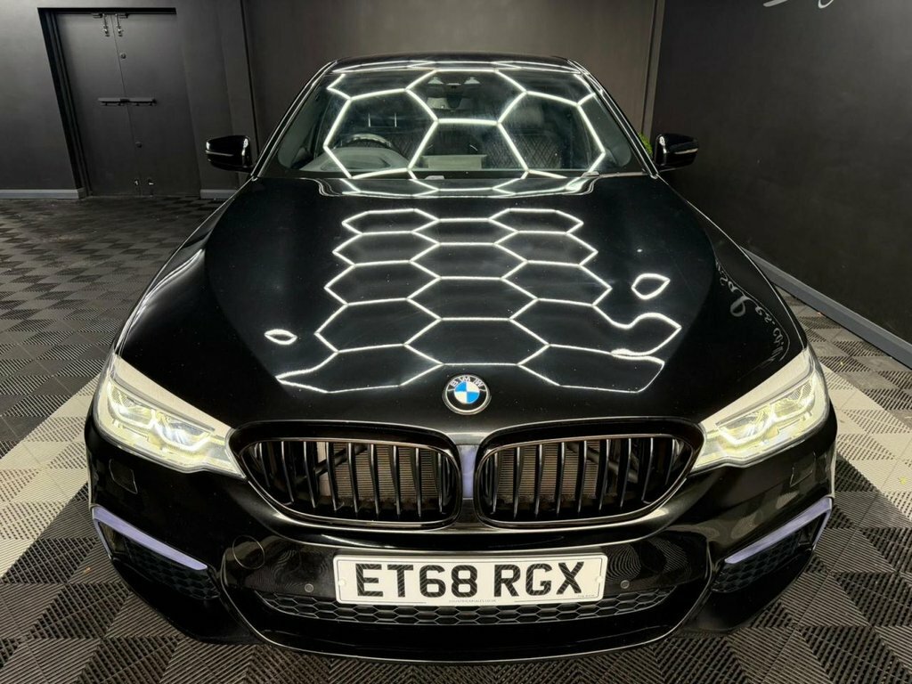 BMW 5 Series 2.0 530E 9.2Kwh M Sport Saloon Plug-in ET68RGX Black #6