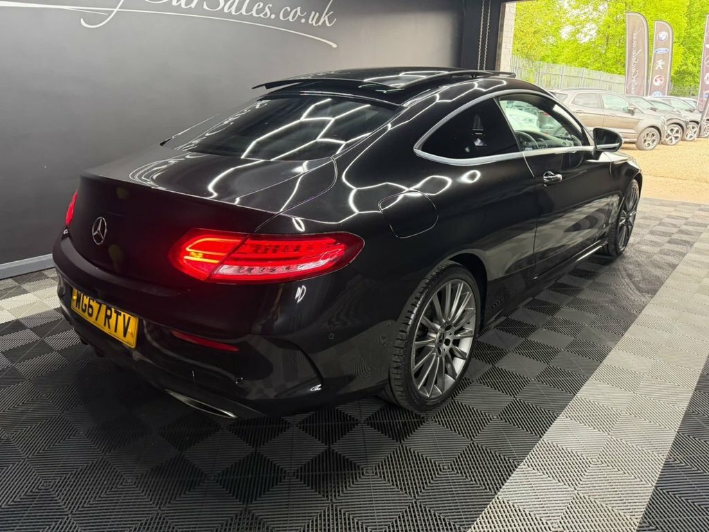 Mercedes-Benz C Class 2.0 C200 Amg Line Premium Coupe G-tro WG67RTV Black #3