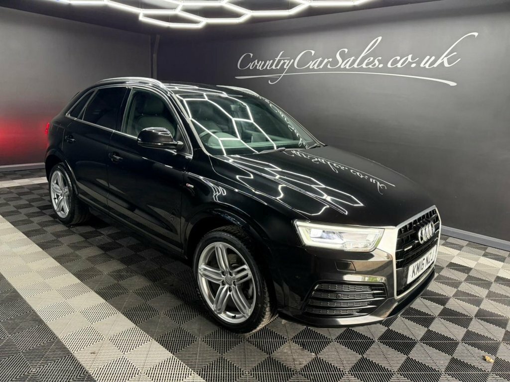Audi Q3 2.0 Tdi S Line Plus Suv Quattro KM16NZJ Black #2