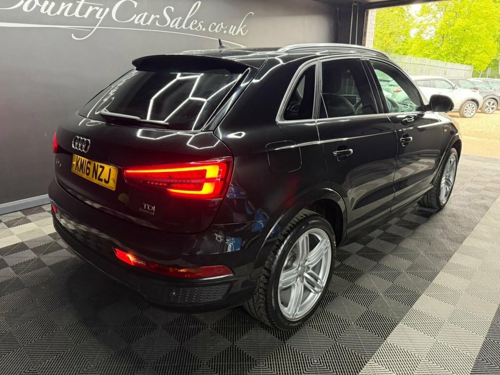 Audi Q3 2.0 Tdi S Line Plus Suv Quattro KM16NZJ Black #5
