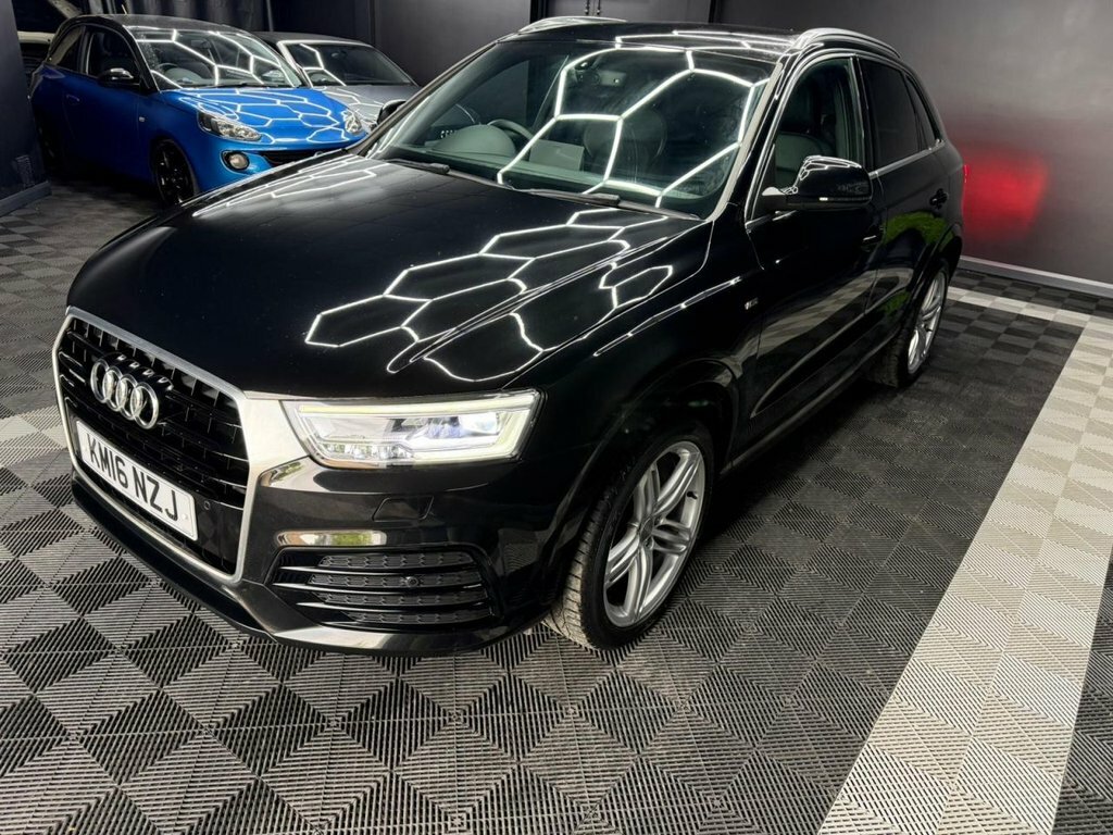 Audi Q3 2.0 Tdi S Line Plus Suv Quattro KM16NZJ Black #3