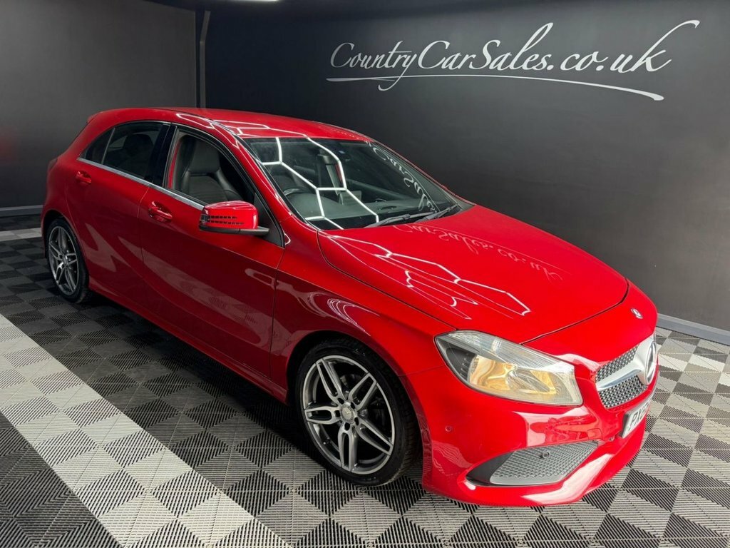 Mercedes-Benz A Class 1.5 A180d Amg Line Executive Hatchback Diese PX66WSO Red #2