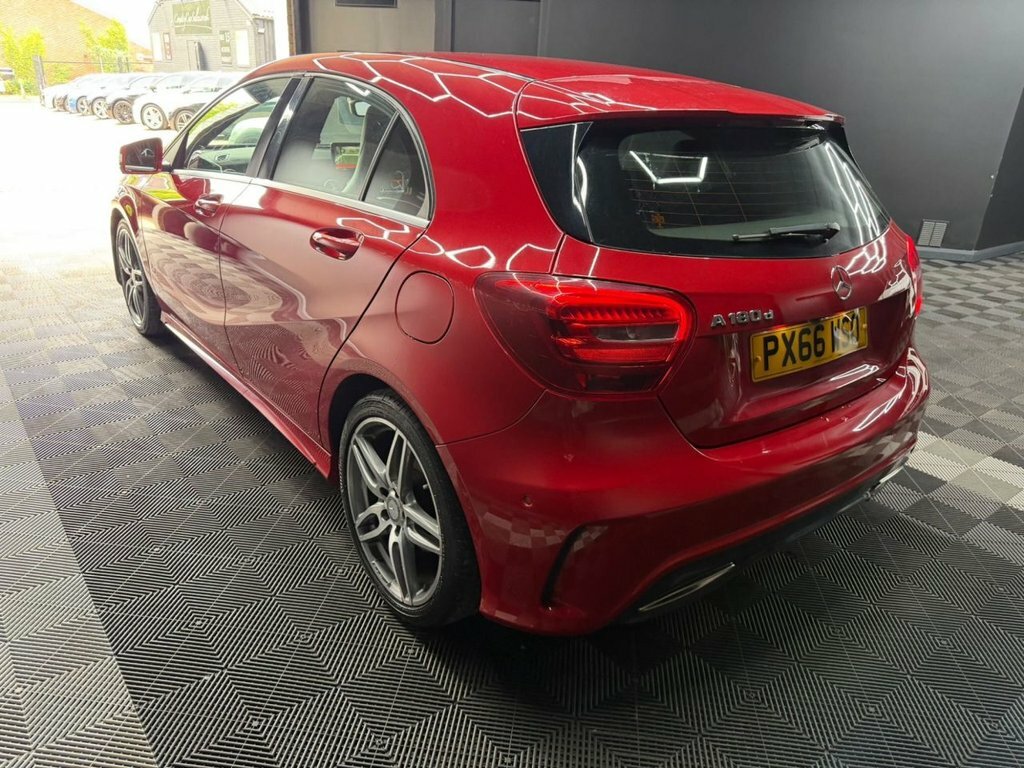 Mercedes-Benz A Class 1.5 A180d Amg Line Executive Hatchback Diese PX66WSO Red #3