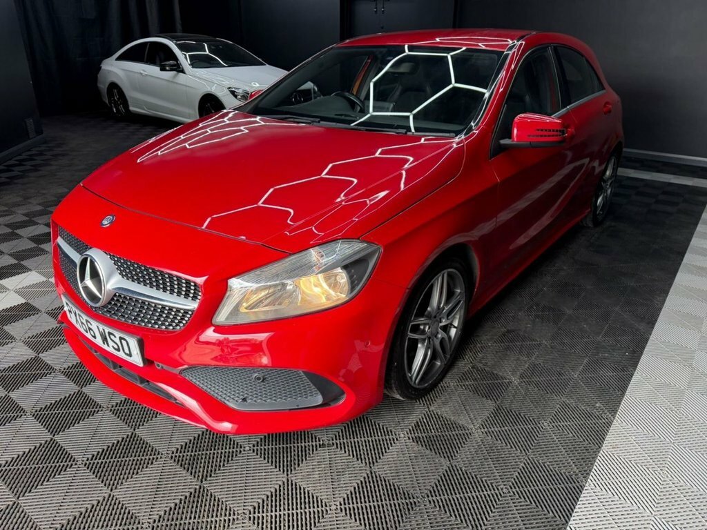 Mercedes-Benz A Class 1.5 A180d Amg Line Executive Hatchback Diese PX66WSO Red #4