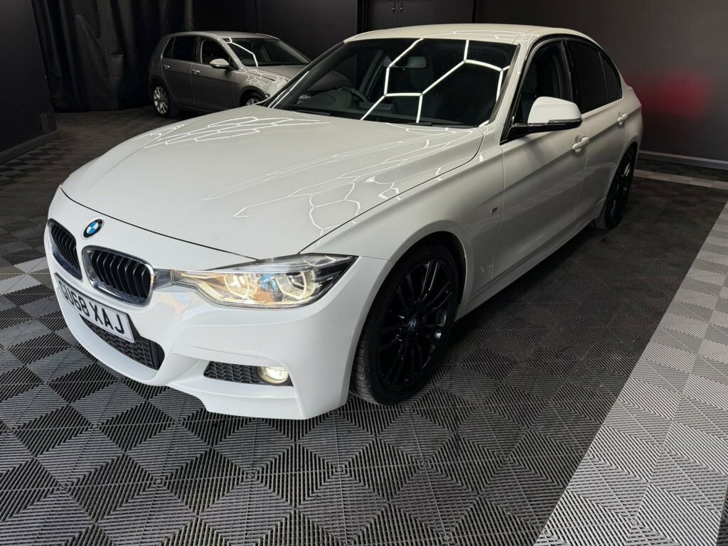 BMW 3 Series 2.0 320D M Sport Saloon Xdrive Eur GU68XAJ White #3