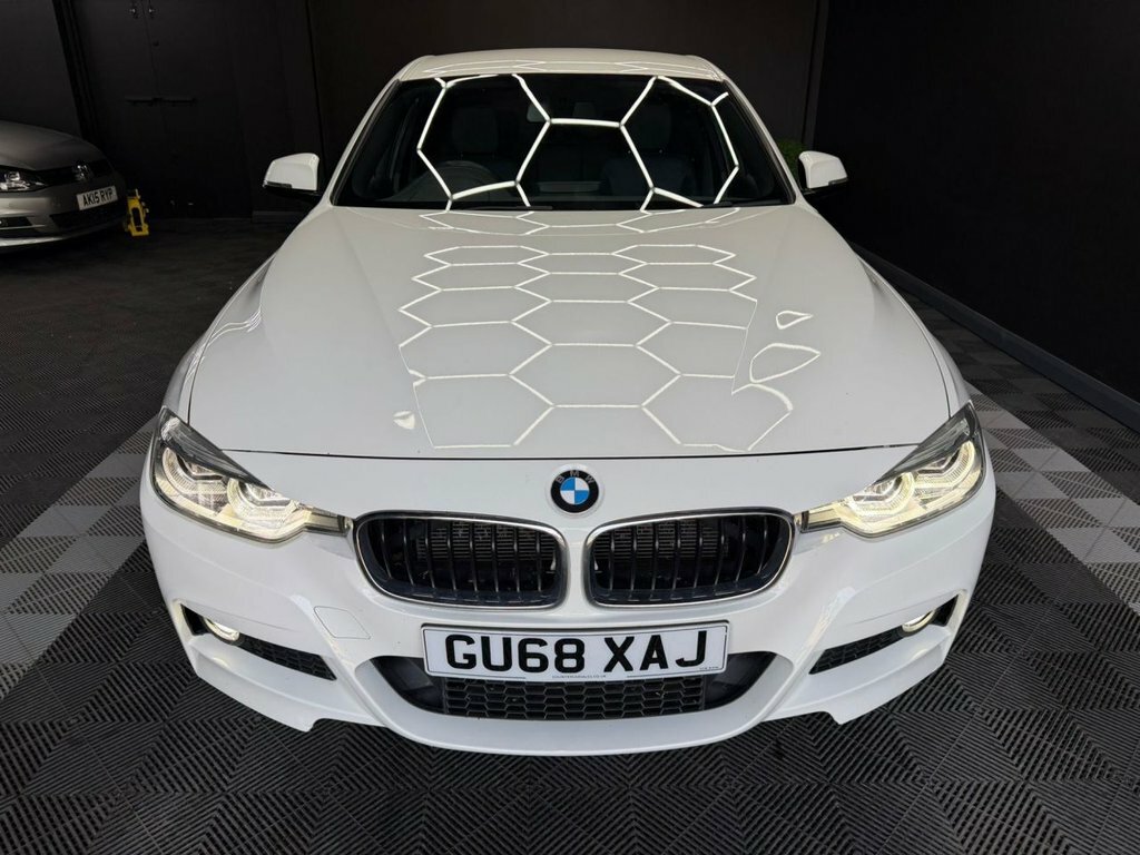BMW 3 Series 2.0 320D M Sport Saloon Xdrive Eur GU68XAJ White #6