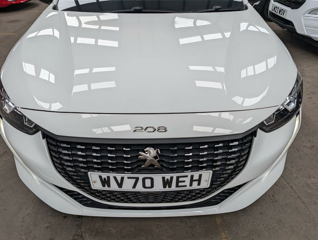 Peugeot 208 1.2 Puretech Allure Premium Euro 6 Ss WV70WEH White #6