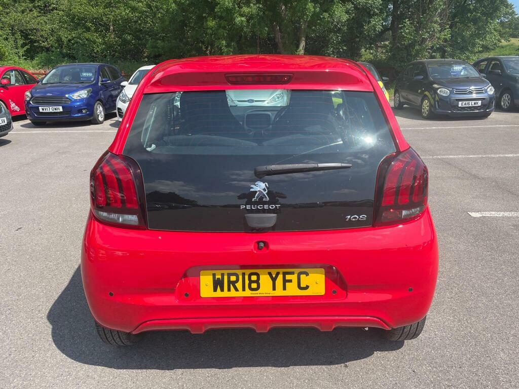 Peugeot 108 1.0 Active 2 Tronic Euro 6 WR18YFC Red #4