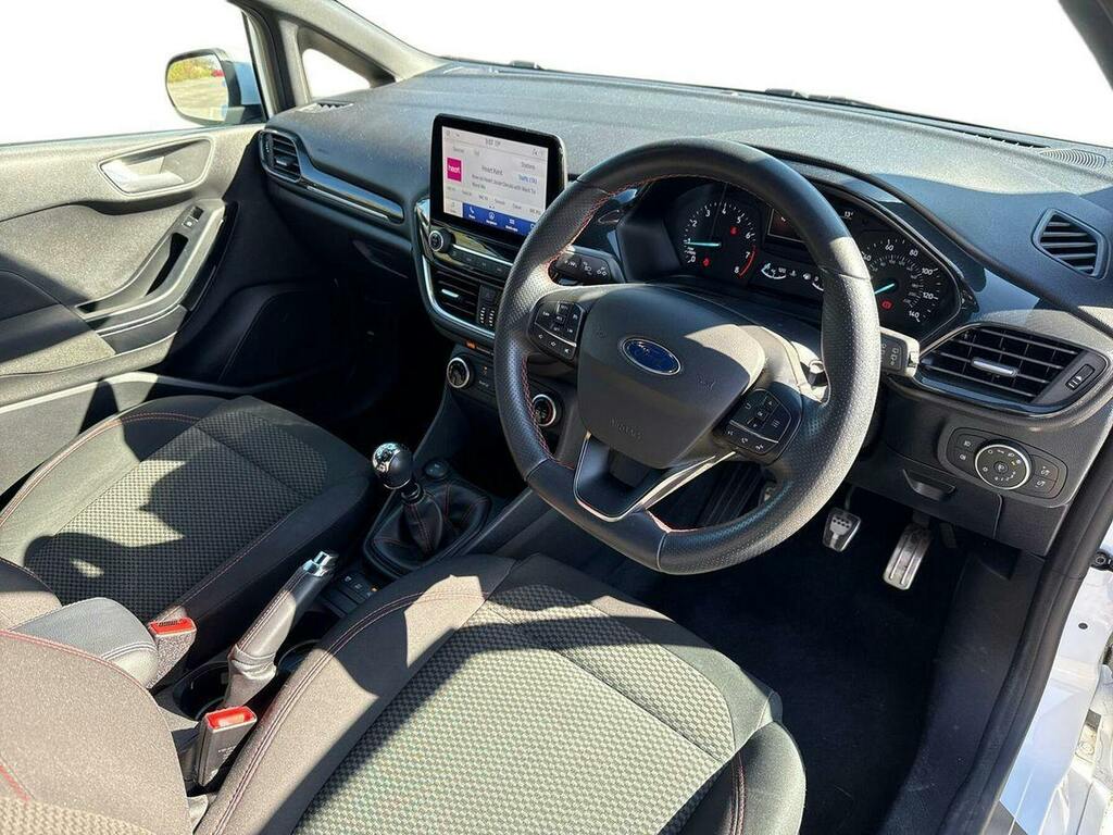 Ford Fiesta 1.0T Ecoboost Mhev St Line Edition Hatchback P GL21FRV White #6