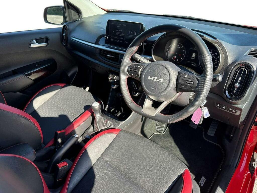 Kia Picanto 1.0 Dpi Gt Line Hatchback Euro 6 YR72WBF Red #6