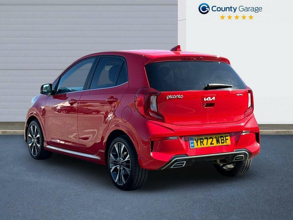 Kia Picanto 1.0 Dpi Gt Line Hatchback Euro 6 YR72WBF Red #3