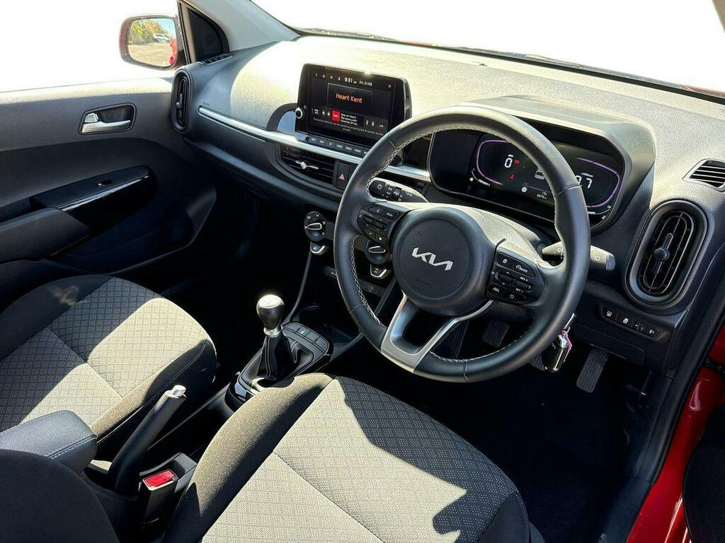 Kia Picanto 1.0 2 Hatchback Euro 6 Ss 62 LD74TVA Red #6