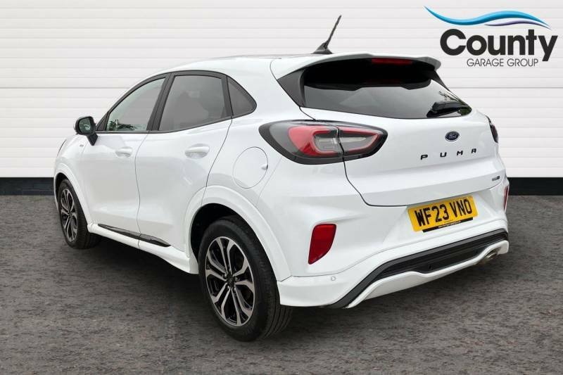 Ford Puma 1.0 Ecoboost Hybrid Mhev St-line - 2023 23 WF23VNO White #2