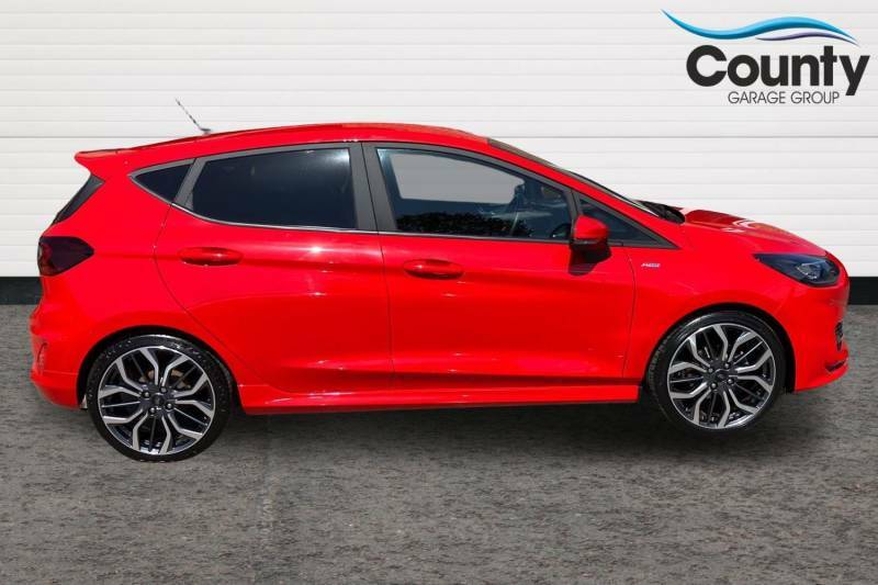 Ford Fiesta 1.0 Ecoboost Hybrid Mhev 125 St-line X - 2023 WF72YYV Red #5