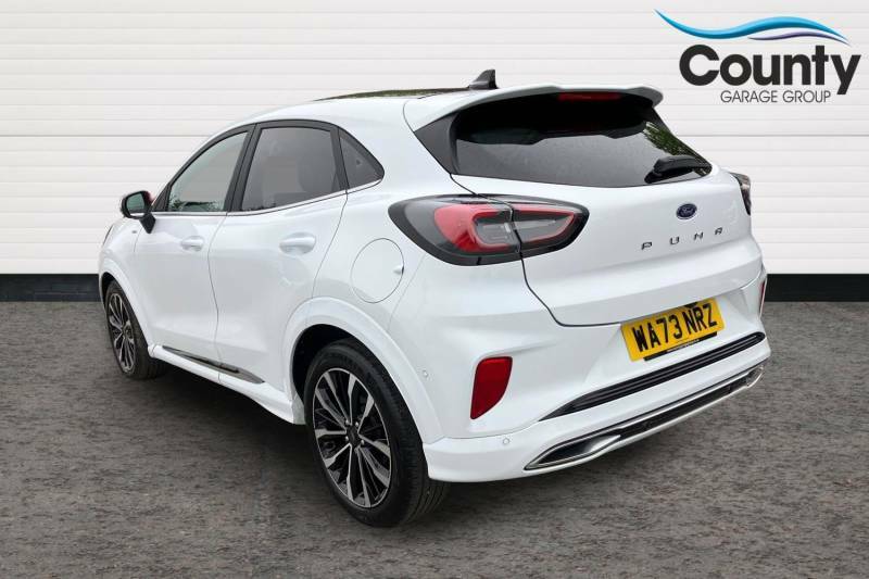 Ford Puma 1.0 Ecoboost Hybrid Mhev 155 St-line Vignale - WA73NRZ White #2