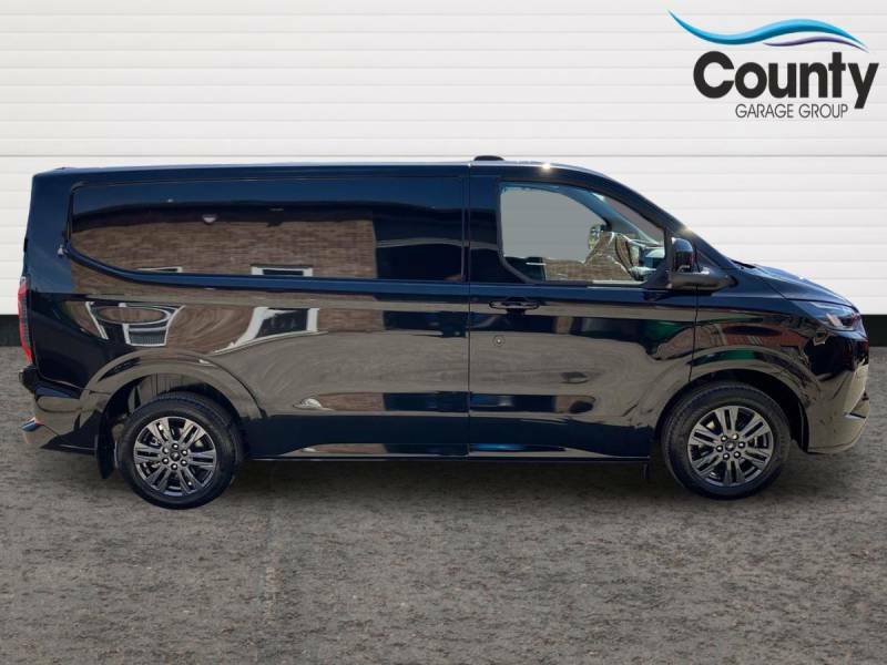 Ford Transit Custom 100Kw 65Kwh H1 Van Limited - 2025 75 WG75HCX Black #5